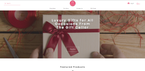 The Gift Cellar - A website designed and managed by The Accston Group. Web design and services in Lancashire.